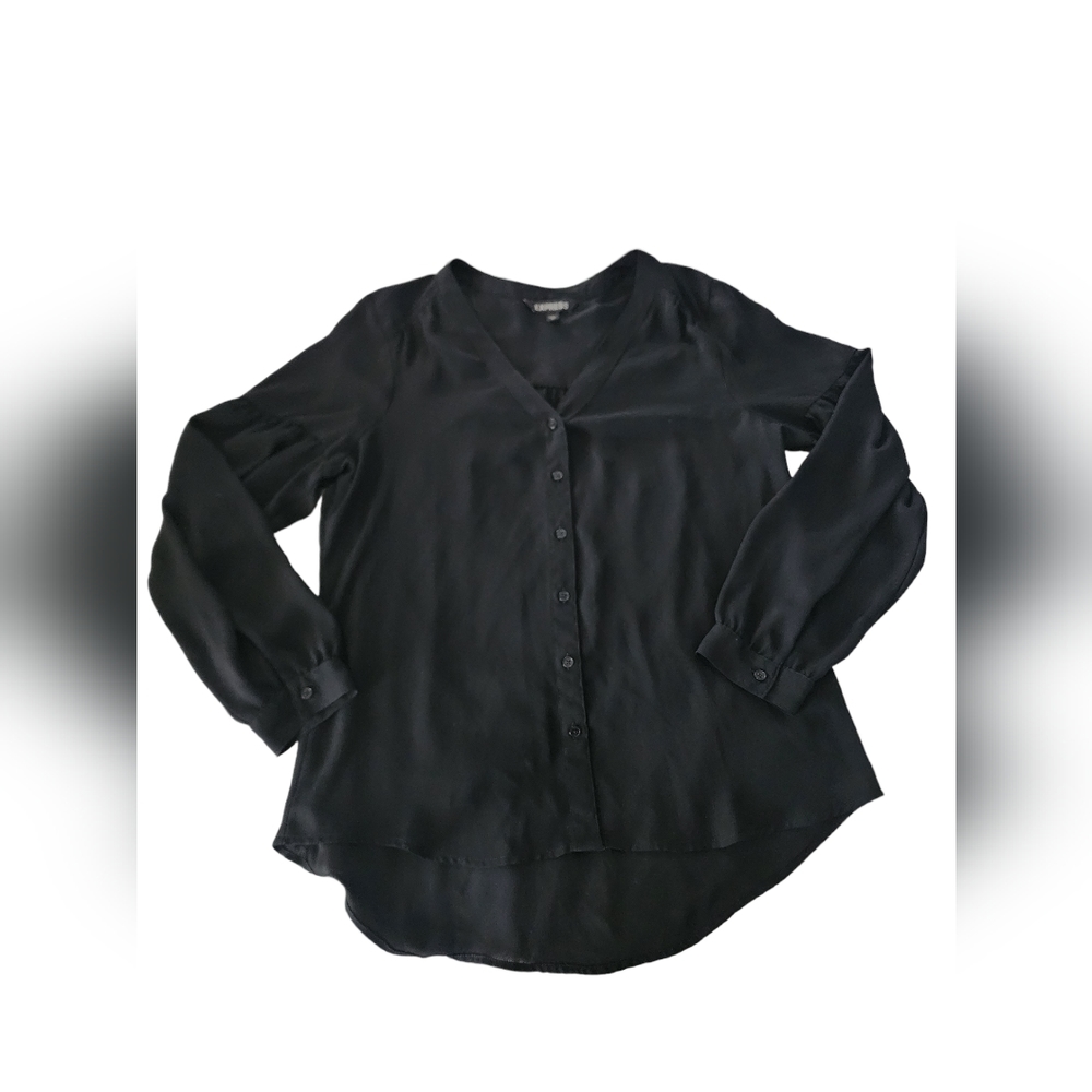 Express Sheer Long Sleeve, Size M